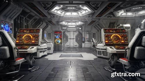 CGAxis - Space Station Interior CGAxis - Space Station Interior
