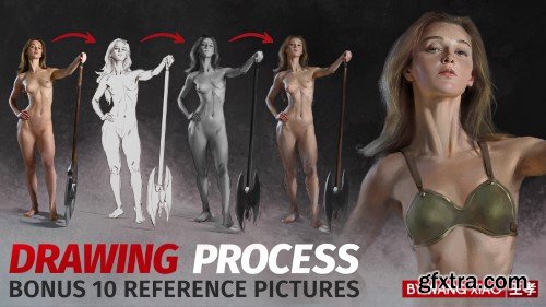 ArtStation - Warrior Female Drawing Process Video by Wang Xiao ArtStation - Warrior Female Drawing Process Video by Wang Xiao