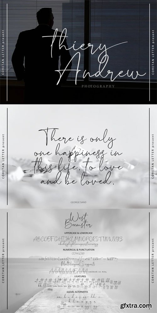 West Beemster - Script Handwritten Font West Beemster - Script Handwritten Font