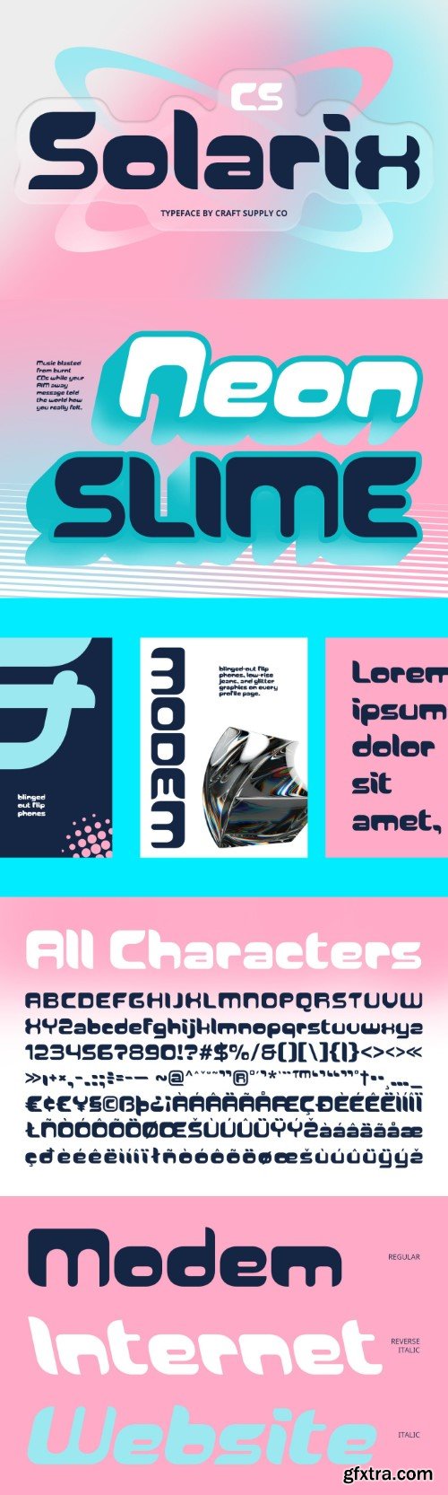 Solarix – Futuristic Font