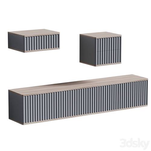 '3dsky Pro - Set of Wall Pedestals the Idea' '3dsky Pro - Set of Wall Pedestals the Idea'