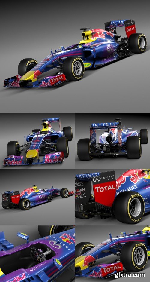 Squir 3D - Formula 1 Infiniti RedBull 2014