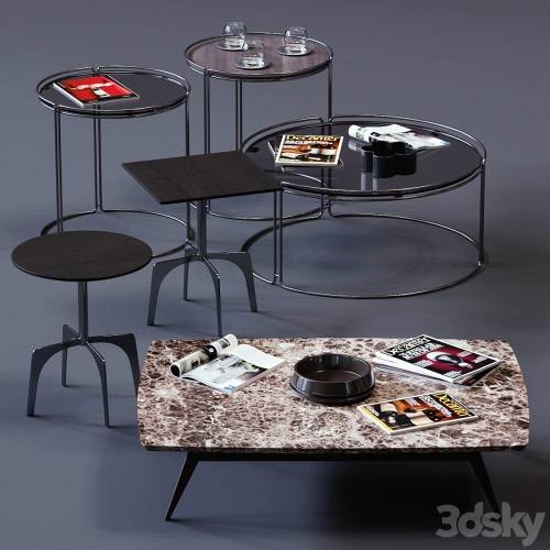 '3dsky Pro - Ditre Italia Coffee Tables Set 03' '3dsky Pro - Ditre Italia Coffee Tables Set 03'
