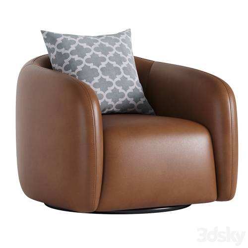 '3dsky Pro - Fresno Leather Swivel Chair'