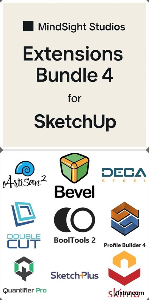 MindSight Studios - Extensions Bundle 4 for SketchUp
