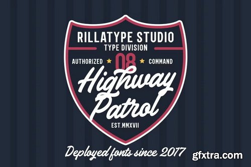 CreativeMarket - Highway Patrol - Font Duo