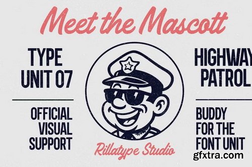 CreativeMarket - Highway Patrol - Font Duo