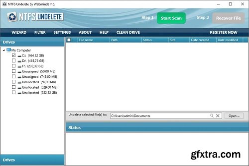 WebMinds NTFS Undelete 4.0.25.227
