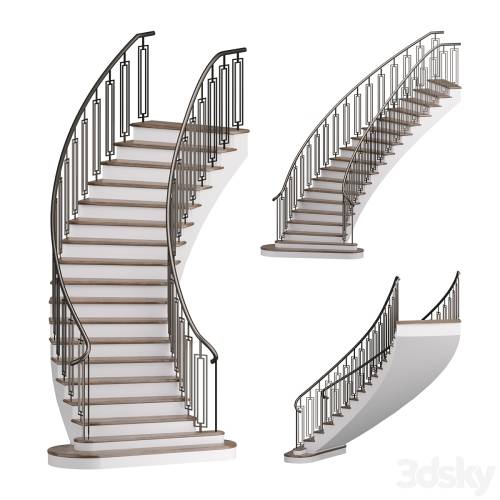 '3dsky Pro - Staircase 18 steps'