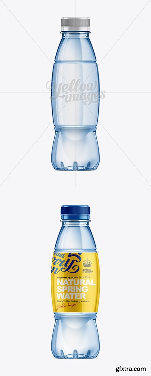 YellowImages - 500ml Plastic Water Bottle Mockup 10598