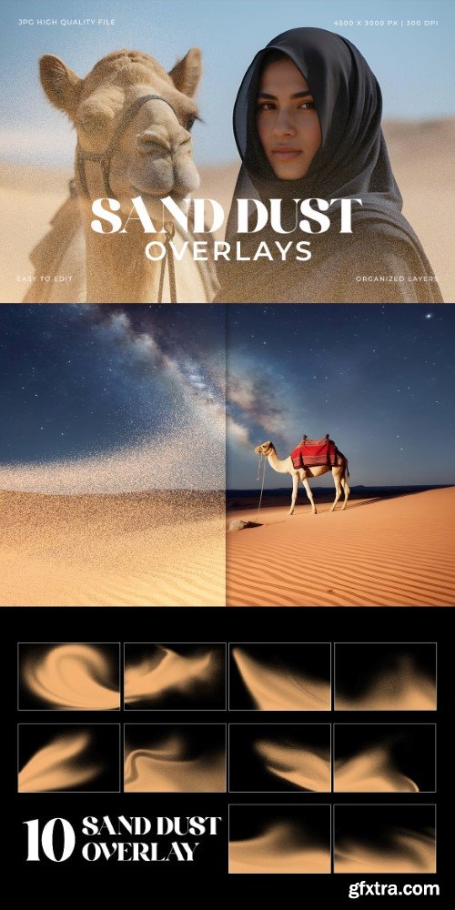 Creativemarket - Sand Dust Overlays