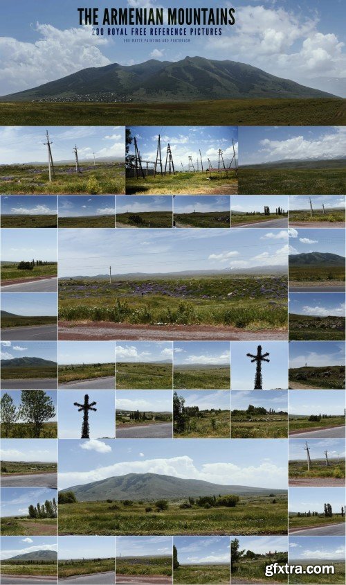 Flipped Normals - 200 Royal free Armenian Mountains Reference Pictures for Matte Painting and Photobash Flipped Normals - 200 Royal free Armenian Mountains Reference Pictures for Matte Painting and Photobash