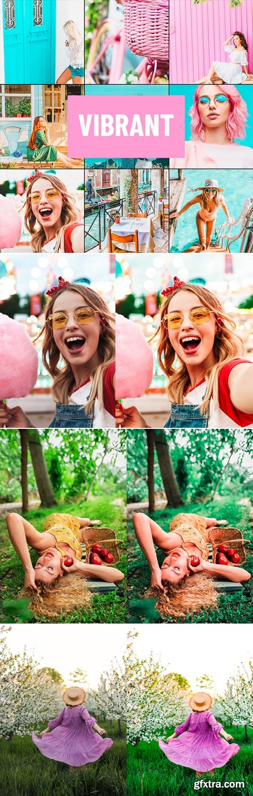 Psd Stack - Vibrant Colors Lightroom Presets