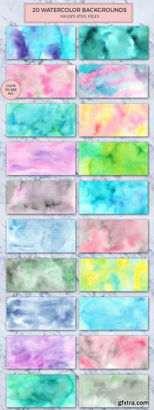 CreativeMarket - Watercolor design kit 705715