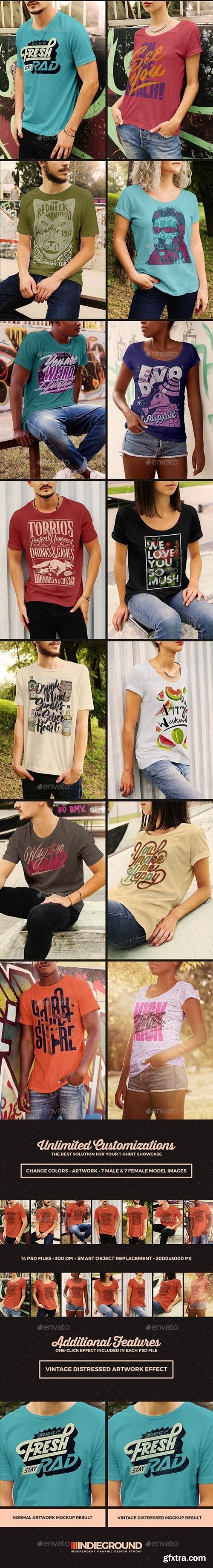 GraphicRiver - Urban T-Shirt Mockups 10940969