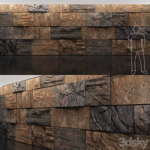 '3dsky Pro - wild stone wall' '3dsky Pro - wild stone wall'