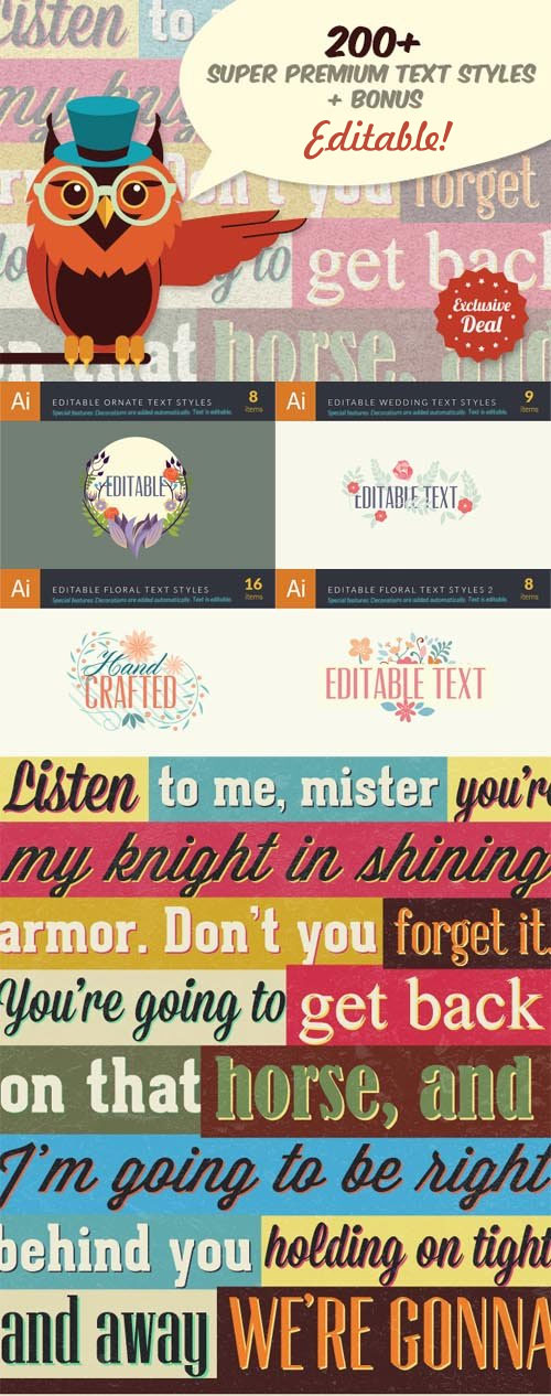 TextZilla: The Super Premium Text Styles Bundle