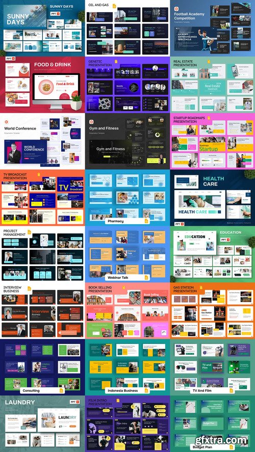 24 PowerPoint Templates Bundle 9