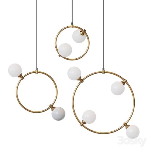 '3dsky Pro - Loft Industry Modern - Circle Bubble- LED7' '3dsky Pro - Loft Industry Modern - Circle Bubble- LED7'