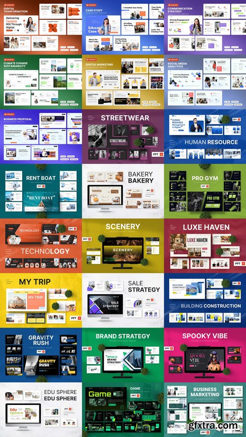 24 PowerPoint Templates Bundle 12