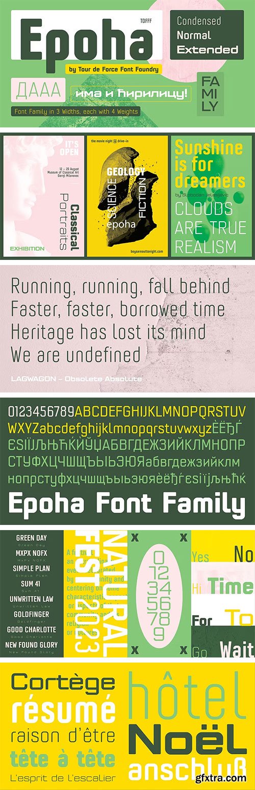MyFonts - Epoha Font Family 12xOTF $330 MyFonts - Epoha Font Family 12xOTF $330