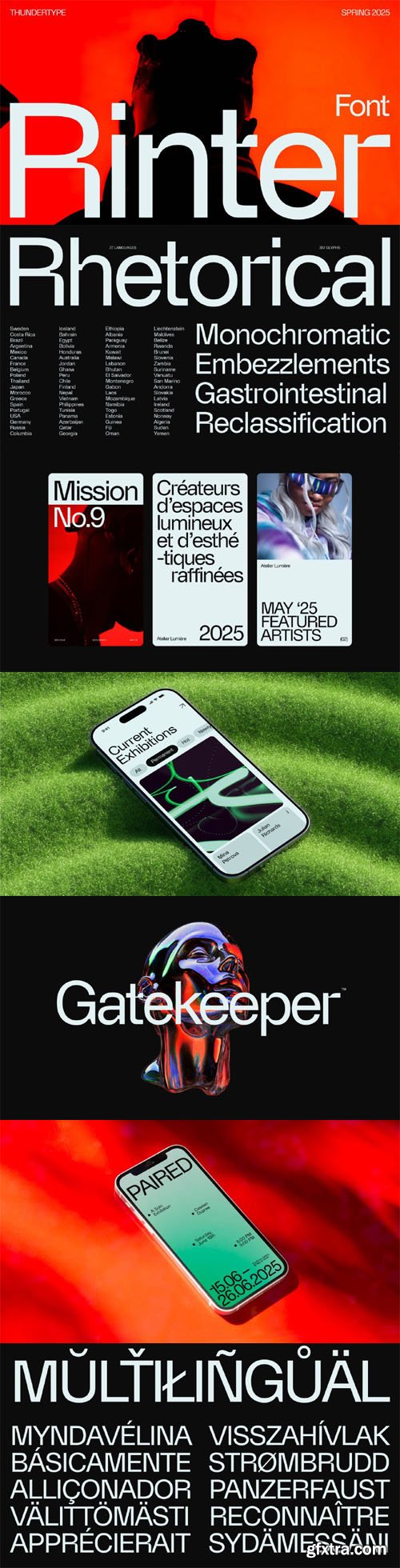 Rinter - Sans Serif Typeface