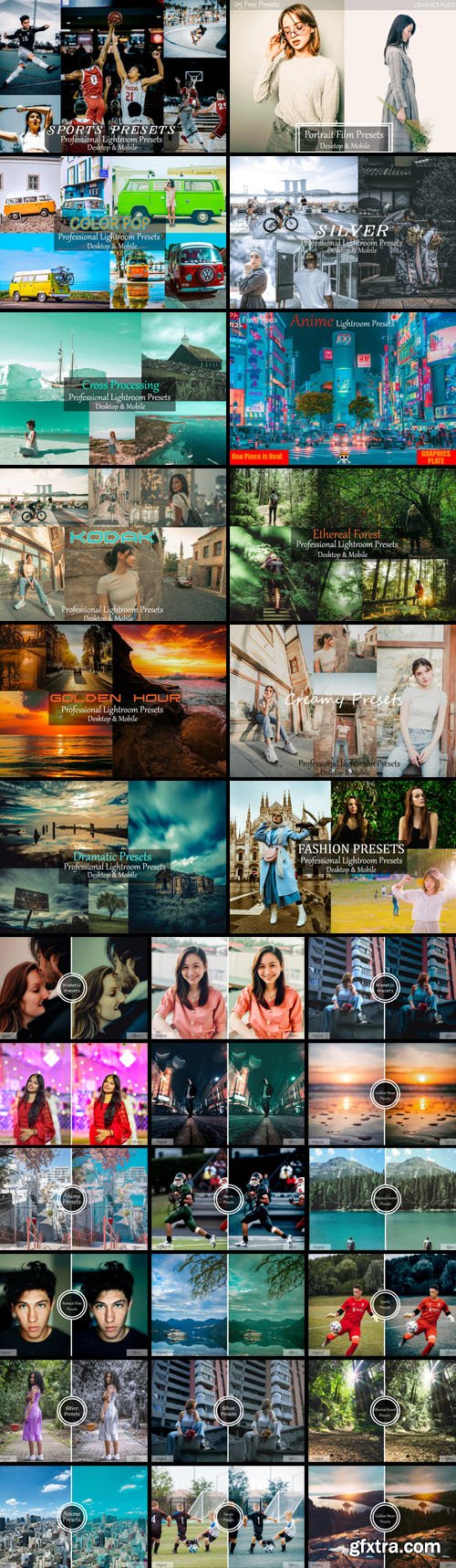 10+ Mobile & Desktop Lightroom Presets Pack