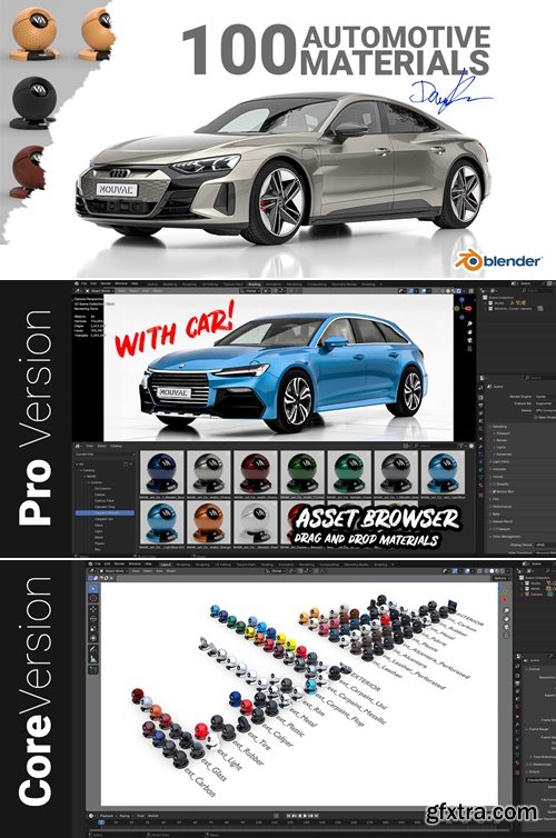 SuperhiveMarket - MAML | MOUVAL Automotive Material Library (100X) | Core