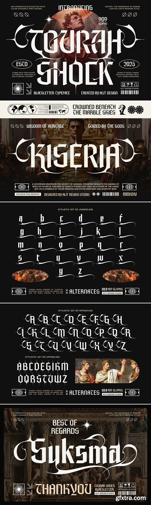 CreativeMarket - Tourah Shock Typeface