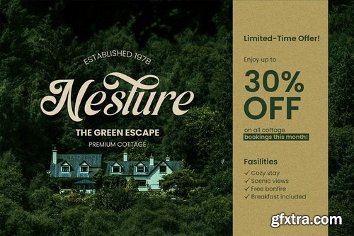 CreativeMarket - Thrustline - Vintage Script Font