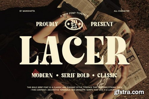 Lacer Serif Bold Typeface Lacer Serif Bold Typeface