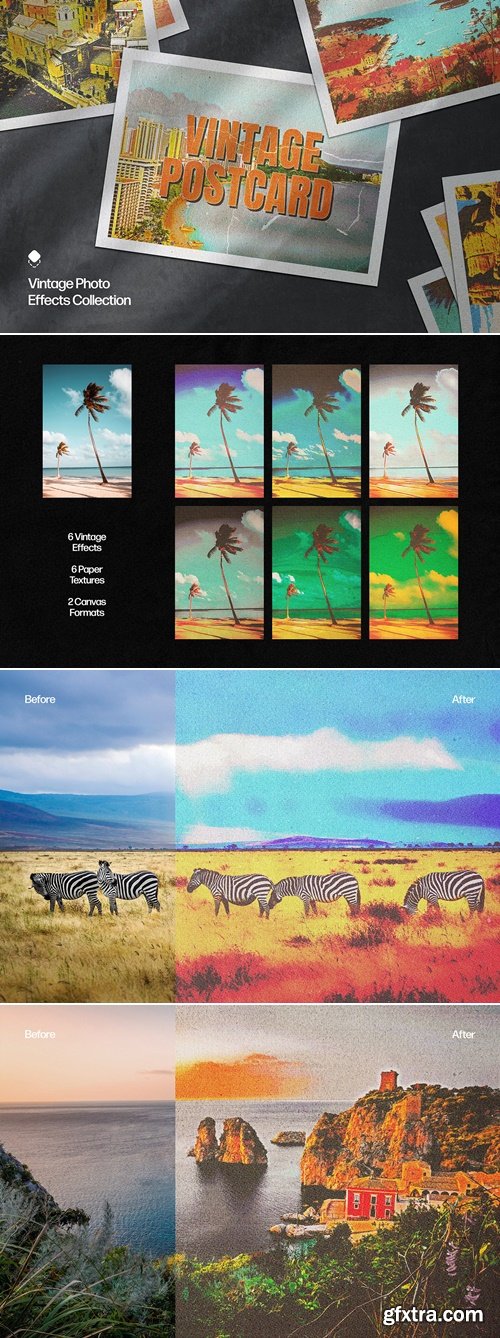 Pixelbuddha - Vintage Postcard Photo Effect 1229