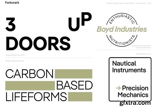 Pangea Font Collection 80xOTF