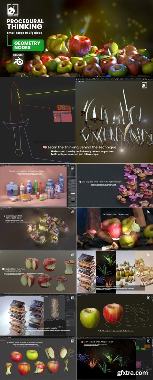 SuperhiveMarket - Procedural Thinking / Blender 3D - Small Steps To Big Ideas