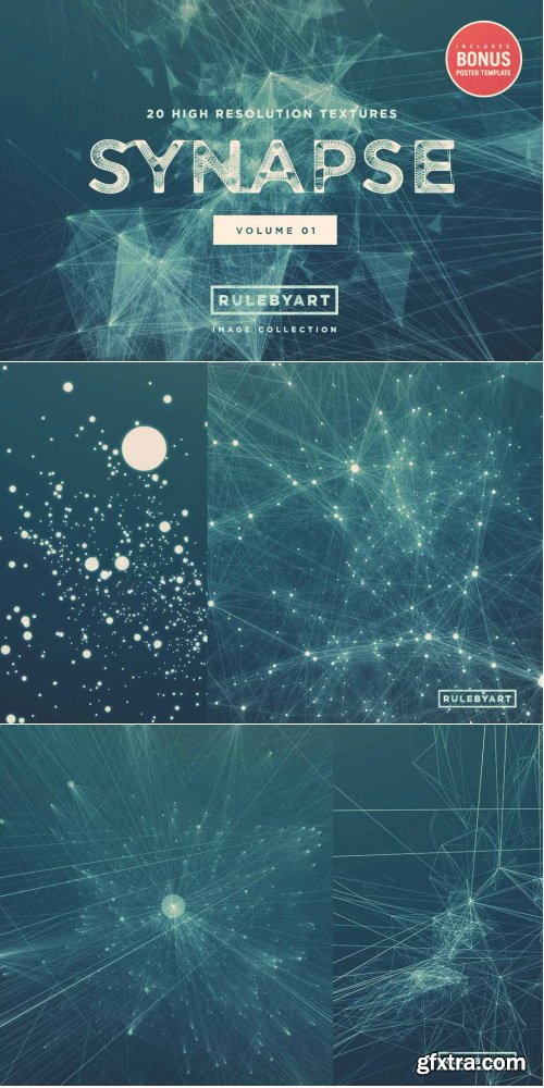 Rulebyart - Synapse Network Background Textures