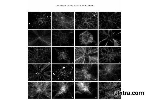 Rulebyart - Synapse Network Background Textures