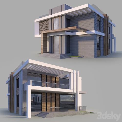 '3dsky Pro - Modern Villa 2' '3dsky Pro - Modern Villa 2'