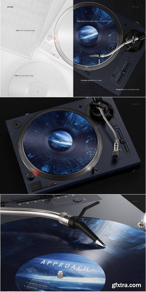 Creatsy - Colored & Special Effects Vinyl Record Mockup Set (DJ edition) - 1567250773