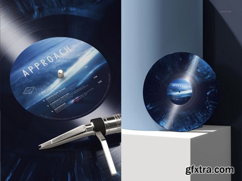 Creatsy - Colored & Special Effects Vinyl Record Mockup Set (DJ edition) - 1567250773