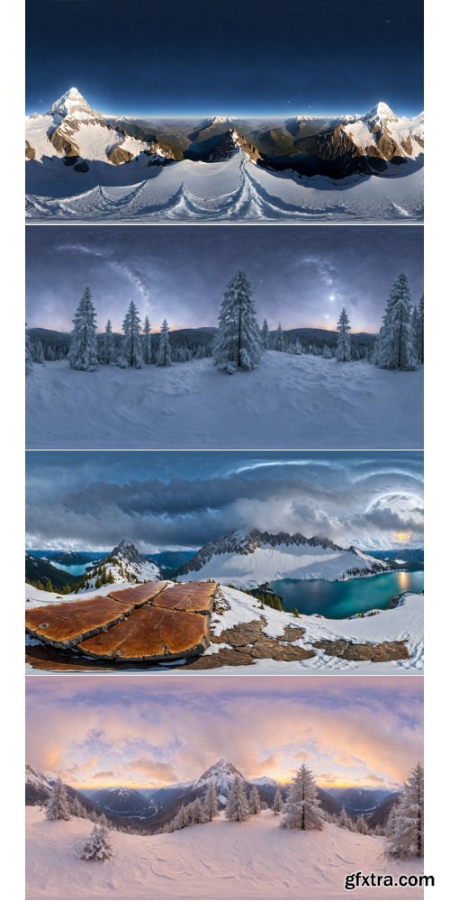 Fab - HDRI Winter Mixed - 8k