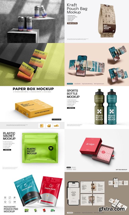 10 Mockup Templates Bundle 2 2025