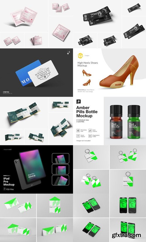 10 Mockup Templates Bundle 3 2025