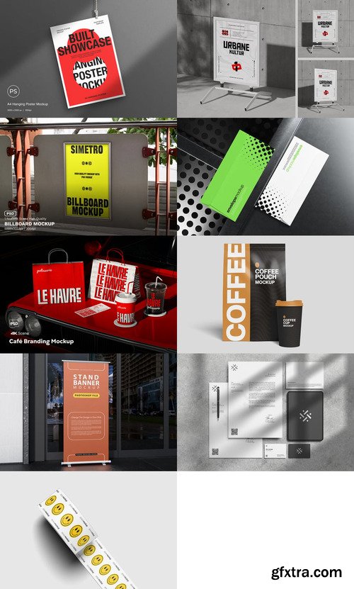 10 Mockup Templates Bundle 5 2025