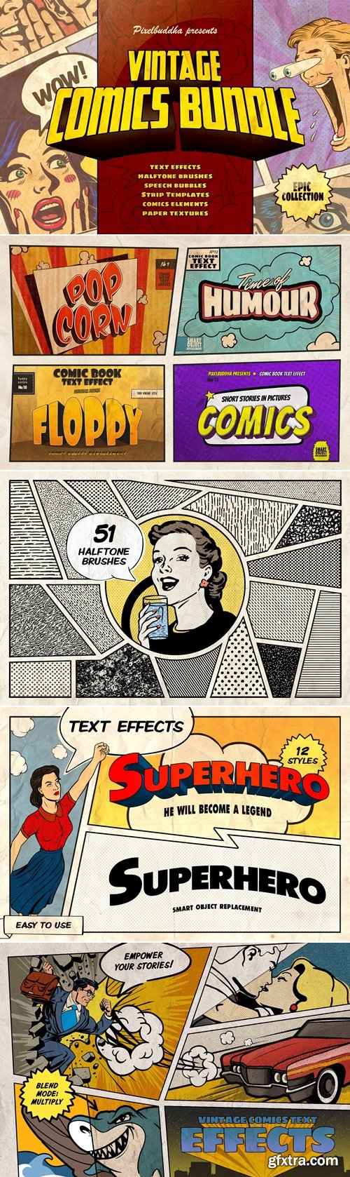 Pixelbuddha - Marvelous Vintage Comics Bundle 1381