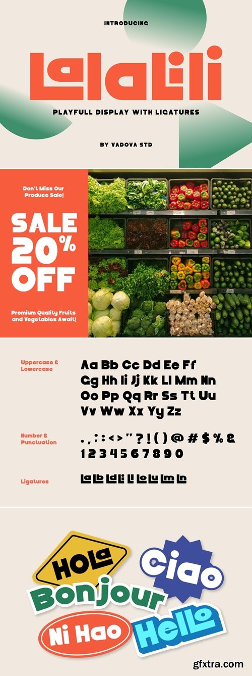 Lalalili Playful Bold Sans Serif