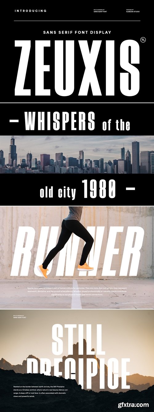 Zeuxis - Bold & Minimalist Sans