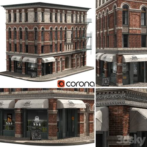 '3dsky Pro - brick building2' '3dsky Pro - brick building2'