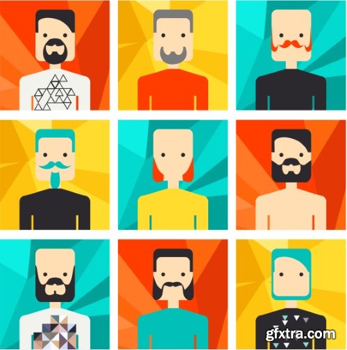 Barber Shop Design Elements 25xEPS Barber Shop Design Elements 25xEPS