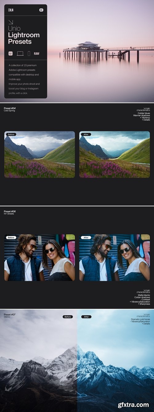 CreativeMarket - Lightroom Presets - Pack One