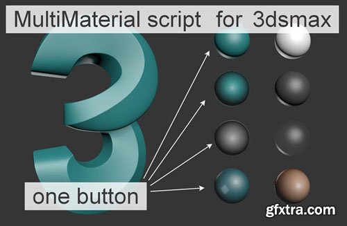 MultiMaterial v1.02 Script for 3dsmax